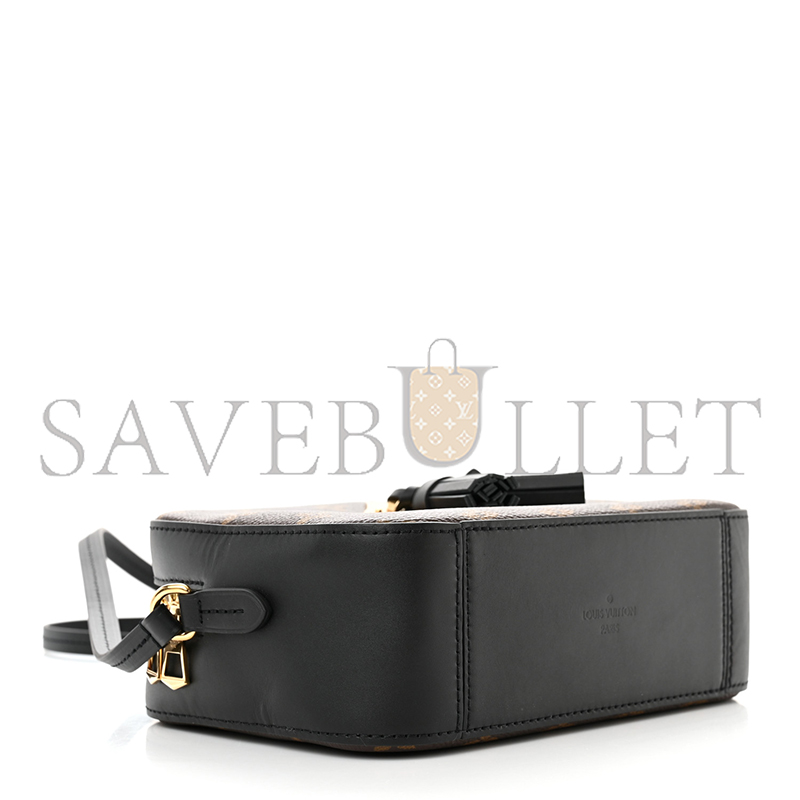 l0*is V*t0n monogram saintonge black m43555 (22*16*8cm)